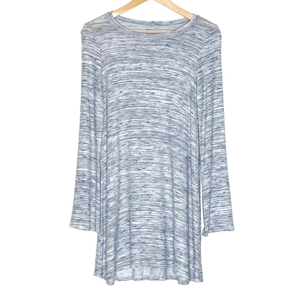 Cotton Blend Super Soft Jersey Long Sleeve Dress by Michael Lauren - Size Small